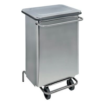Contimar Contenitore Mobile a Pedale 70L Inox Antifuoco Contimar Contenitore Mobile a Pedale 70L Inox Antifuoco