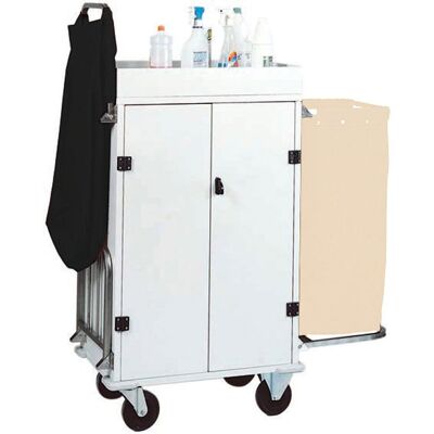 Forcar Carrello Portabiancheria con Sportelli 80/153 x 50 cm Forcar Carrello Portabiancheria con Sportelli 80/153 x 50 cm