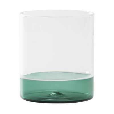 Zafferano Tumbler 44 cl Filo Bianco Trasparente/Verde Lago Zafferano Tumbler 44 cl Filo Bianco Trasparente/Verde Lago