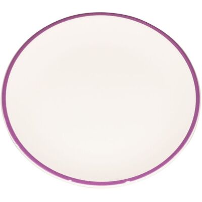 Zafferano Piatto Lido Rim Viola 21 cm Zafferano Piatto Lido Rim Viola 21 cm