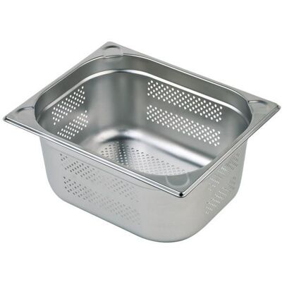 APS GN-Behälter 1/2(perforiert) 150mm profondi,9,5 litri,325x265mm Acciaio inossidabile - Contenitore APS GN-Behälter 1/2(perforiert) 150mm profondi,9,5 litri,325x265mm Acciaio inossidabile - Contenitore