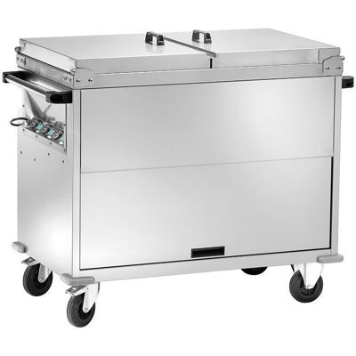 Forcar Carrello Termico a Bagnomaria Armadiato 2 x GN 1/1 Forcar Carrello Termico a Bagnomaria Armadiato 2 x GN 1/1