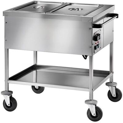 Forcar Carrello Termico a Bagnomaria 2 x GN 1/1 Forcar Carrello Termico a Bagnomaria 2 x GN 1/1
