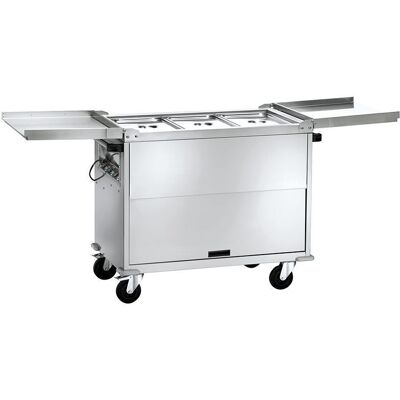 Forcar Carrello Termico a Bagnomaria Armadiato 3 x GN 1/1 Forcar Carrello Termico a Bagnomaria Armadiato 3 x GN 1/1