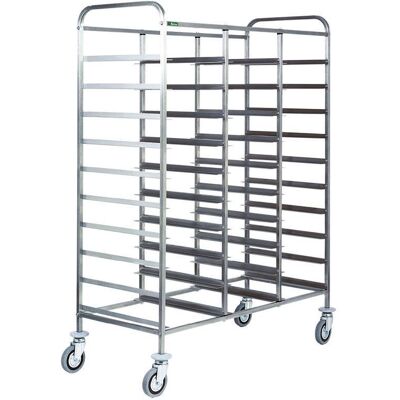 Forcar Carrello Portavassoio GN 1/1 per 30 Vassoi 117 x 62 cm Forcar Carrello Portavassoio GN 1/1 per 30 Vassoi 117 x 62 cm