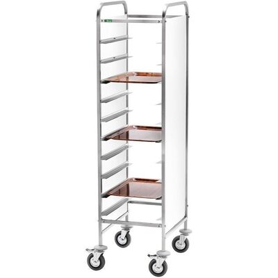 Forcar Carrello Portavassoi Rinforzati GN 1/1 per 10 Vassoi 45 x 62 cm Bianco Forcar Carrello Portavassoi Rinforzati GN 1/1 per 10 Vassoi 45 x 62 cm Bianco