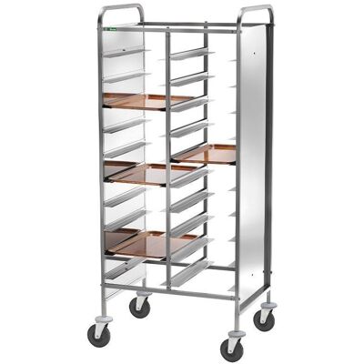 Forcar Carrello Portavassoi Rinforzati GN 1/1 per 20 Vassoi 81 x 62 cm Inox Forcar Carrello Portavassoi Rinforzati GN 1/1 per 20 Vassoi 81 x 62 cm Inox