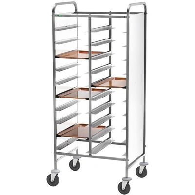 Forcar Carrello Portavassoi Rinforzati GN 1/1 per 20 Vassoi 81 x 62 cm Bianco Forcar Carrello Portavassoi Rinforzati GN 1/1 per 20 Vassoi 81 x 62 cm Bianco