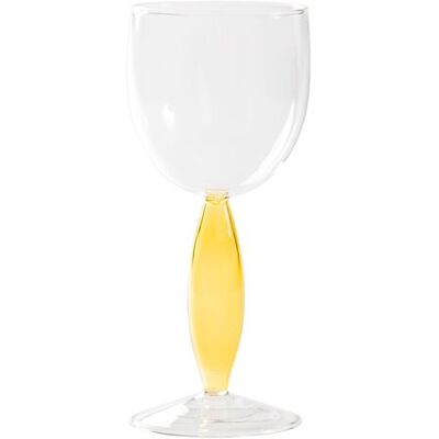 Zafferano Calice vino bianco 27 cl Dorici Trasparente/Giallo Oro Zafferano Calice vino bianco 27 cl Dorici Trasparente/Giallo Oro
