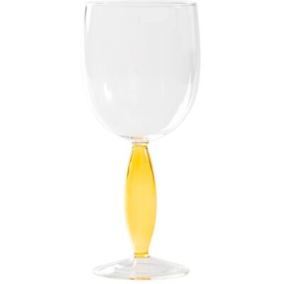 Zafferano Calice vino rosso 47 cl Dorici Trasparente/Giallo Oro Zafferano Calice vino rosso 47 cl Dorici Trasparente/Giallo Oro