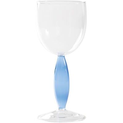 Zafferano Calice vino bianco 27 cl Dorici Trasparente/Bluino Zafferano Calice vino bianco 27 cl Dorici Trasparente/Bluino