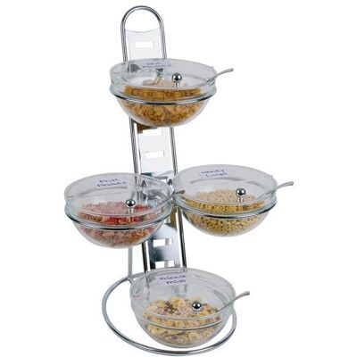 Arcoroc - Supporto buffet a 3 livelli - Ø23cm - Servingware Arcoroc - Supporto buffet a 3 livelli - Ø23cm - Servingware