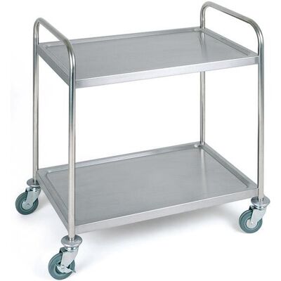 APS Carrello da servizio/trasporto 2 ripiani 59 x 91 cm APS Carrello da servizio/trasporto 2 ripiani 59 x 91 cm