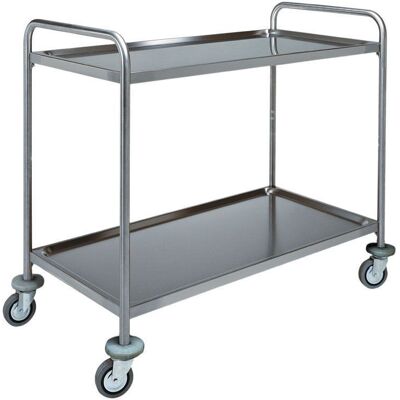 Forcar Carrello di Servizio 2 Ripiani 110 x 60 cm Forcar Carrello di Servizio 2 Ripiani 110 x 60 cm
