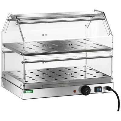 Forcar Vetrina Riscaldata 2 Piani 50 x 35 cm 250 W Forcar Vetrina Riscaldata 2 Piani 50 x 35 cm 250 W