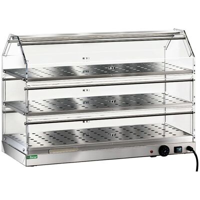 Forcar Vetrina Riscaldata 3 Piani 85 x 35 cm 400 W Forcar Vetrina Riscaldata 3 Piani 85 x 35 cm 400 W