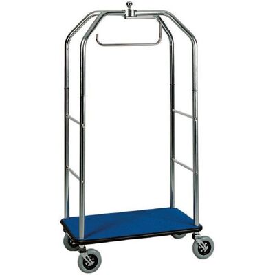 Forcar Carrello Portavaligie e Portabiti 95 x 55 x 190 cm Blu Forcar Carrello Portavaligie e Portabiti 95 x 55 x 190 cm Blu