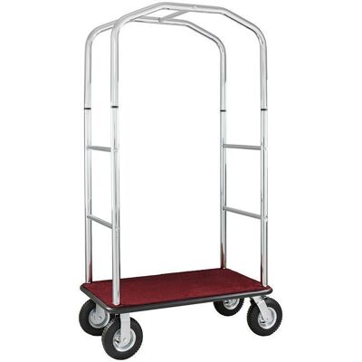 Forcar Carrello Portavaligie e Portabiti 95 x 55 x 183 cm Rosso Forcar Carrello Portavaligie e Portabiti 95 x 55 x 183 cm Rosso