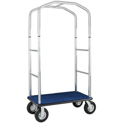 Forcar Carrello Portavaligie e Portabiti 95 x 55 x 183 cm Blu Forcar Carrello Portavaligie e Portabiti 95 x 55 x 183 cm Blu
