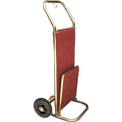 Forcar Carrello Portavaligie 56 x 70 x 120 cm Rosso/Ottone Forcar Carrello Portavaligie 56 x 70 x 120 cm Rosso/Ottone