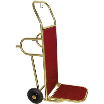 Forcar Carrello Portavaligie 56 x 83 x 123 cm Rosso/Ottone Forcar Carrello Portavaligie 56 x 83 x 123 cm Rosso/Ottone