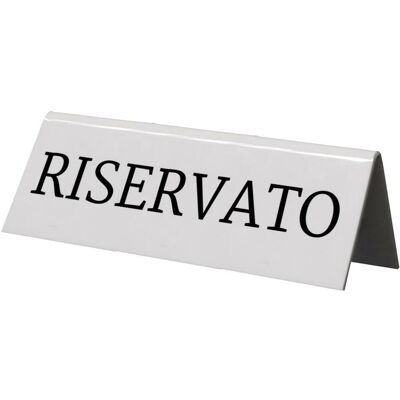 Securit Set 5 Segnatavolo Riservato 5 x 10 cm Bianco Securit Set 5 Segnatavolo Riservato 5 x 10 cm Bianco