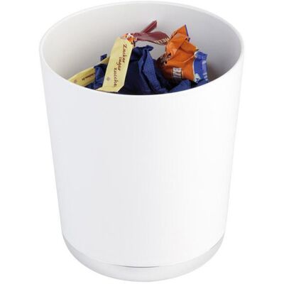 APS Pattumiera da tavolo "Base Chrome" 13 cm Bianco APS Pattumiera da tavolo "Base Chrome" 13 cm Bianco