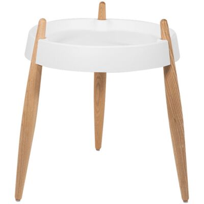 Zafferano Tavolino 40 x 47 cm Liolà Bianco Frassino Naturale Zafferano Tavolino 40 x 47 cm Liolà Bianco Frassino Naturale