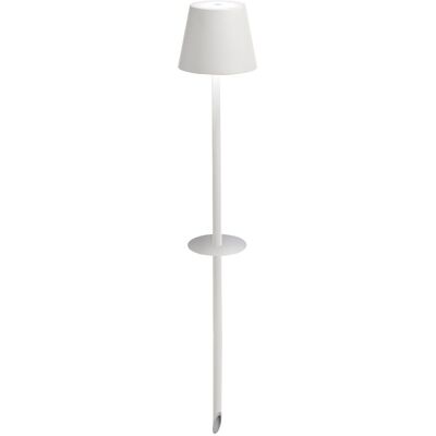 Zafferano Lampada con picchetto 60 x 11 cm Poldina Bianco Zafferano Lampada con picchetto 60 x 11 cm Poldina Bianco