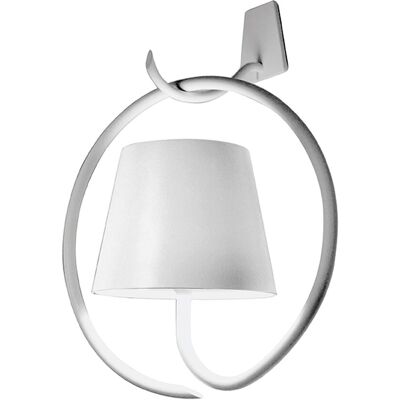 Zafferano Lampada da parete 26,5 x 12,5 cm Poldina Bianco Zafferano Lampada da parete 26,5 x 12,5 cm Poldina Bianco