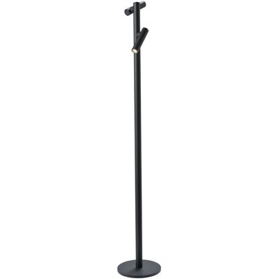 Sompex Lampada da Terra Tubo 2 LED Nera 120 cm Sompex Lampada da Terra Tubo 2 LED Nera 120 cm