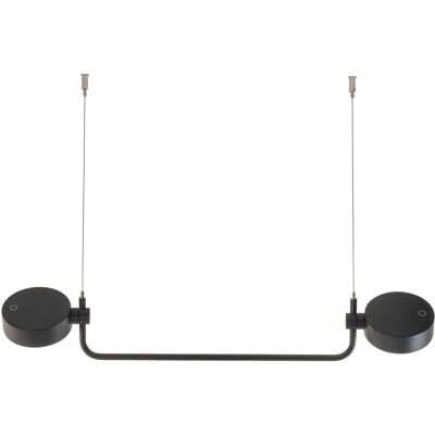Zafferano Lampada a sospensione 77 x 12,5 cm Super O Nero Zafferano Lampada a sospensione 77 x 12,5 cm Super O Nero