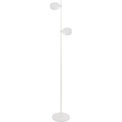 Zafferano Lampada a terra 2 luci 160 x 25 cm Super O Bianco Zafferano Lampada a terra 2 luci 160 x 25 cm Super O Bianco