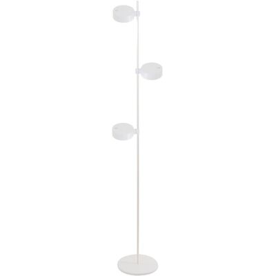 Zafferano Lampada a terra 3 luci 160 x 25 cm Super O Bianco Zafferano Lampada a terra 3 luci 160 x 25 cm Super O Bianco
