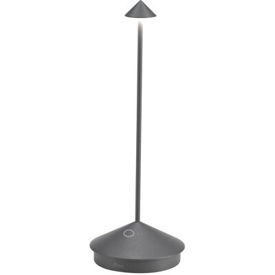 Zafferano Lampada da tavolo 29 x 10,5 cm Pina Grigio Scuro Zafferano Lampada da tavolo 29 x 10,5 cm Pina Grigio Scuro