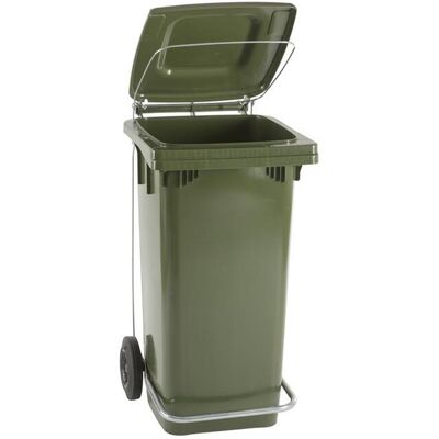 Giganplast Bidone con Coperchio 100 l Verde Max Giganplast Bidone con Coperchio 100 l Verde Max