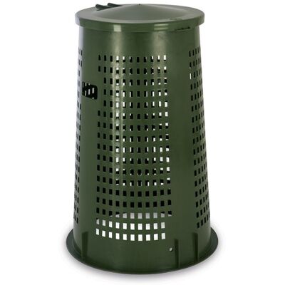 Giganplast Trespolo Bidone con Coperchio 52 cm Verde Zeffiro Giganplast Trespolo Bidone con Coperchio 52 cm Verde Zeffiro
