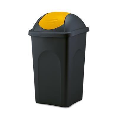 Stefanplast Pattumiera Raccolta Differenziata 60 l Nero/Giallo Basculina Stefanplast Pattumiera Raccolta Differenziata 60 l Nero/Giallo Basculina