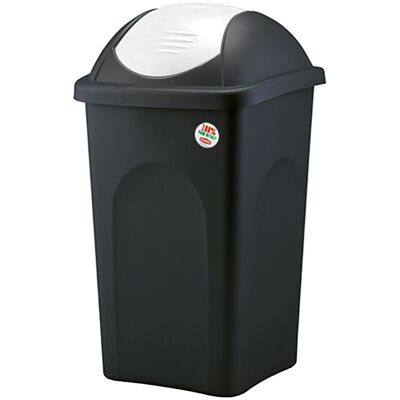 Stefanplast Pattumiera Raccolta Differenziata 60 l Nero/Bianco Basculina Stefanplast Pattumiera Raccolta Differenziata 60 l Nero/Bianco Basculina