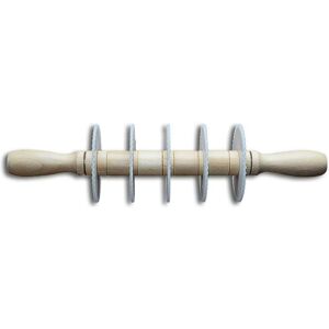 Mattarello con Lama in plastica e Superficie dentata - Utensile da cucina Mattarello con Lama in plastica e Superficie dentata - Utensile da cucina
