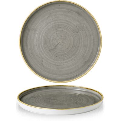 Churchill Stonecast Peppercorn - Ø15.7 cm - H2 cm - Colore grigio/marrone - piatto Churchill Stonecast Peppercorn - Ø15.7 cm - H2 cm - Colore grigio/marrone - piatto