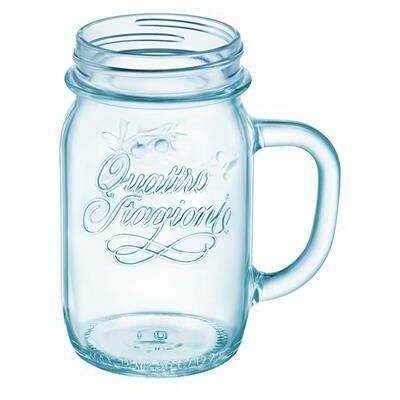 Bormioli Rocco Barattolo Con Manico 41,5 cl Azzurro Quattro Stagioni Bormioli Rocco Barattolo Con Manico 41,5 cl Azzurro Quattro Stagioni