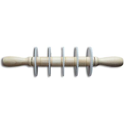 Mattarello con Lama in plastica e Superficie dentata - Utensile da cucina Mattarello con Lama in plastica e Superficie dentata - Utensile da cucina