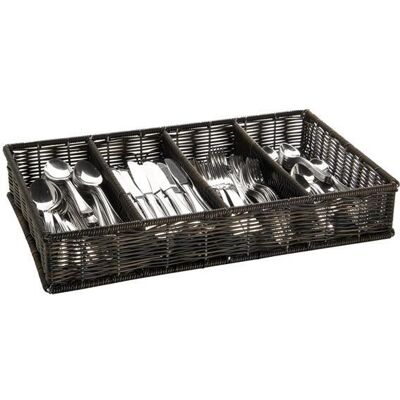 APS Portaposate GN 1/1 32,5 x 53 cm Nero APS Portaposate GN 1/1 32,5 x 53 cm Nero