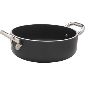 Pentola in Alluminio Nero Induzione Agnelli - Antiaderente 28cm Pentola in Alluminio Nero Induzione Agnelli - Antiaderente 28cm