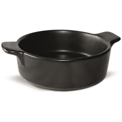 Mps Tegame Tondo 13 x 3,9 cm Stoneware Nero Opaco Mps Tegame Tondo 13 x 3,9 cm Stoneware Nero Opaco