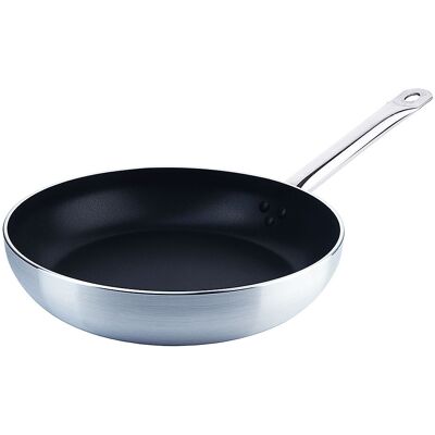 Contacto Padella Antiaderente 32 cm Manico Inox Alluminio Imbutito h 5,8 cm Manico 28 cm Contacto Padella Antiaderente 32 cm Manico Inox Alluminio Imbutito h 5,8 cm Manico 28 cm