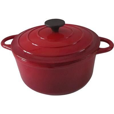 Ilsa Casseruola Tonda 2 Manici 26 cm Normandie Rosso Ilsa Casseruola Tonda 2 Manici 26 cm Normandie Rosso