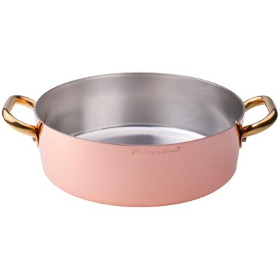 Pentole Agnelli - Casseruola bassa rame - Brass - Saucepan Pentole Agnelli - Casseruola bassa rame - Brass - Saucepan
