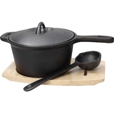 Tognana Casseruola con coperchio + sottopentola 9,5 x 19 cm Fusion Taste Tognana Casseruola con coperchio + sottopentola 9,5 x 19 cm Fusion Taste